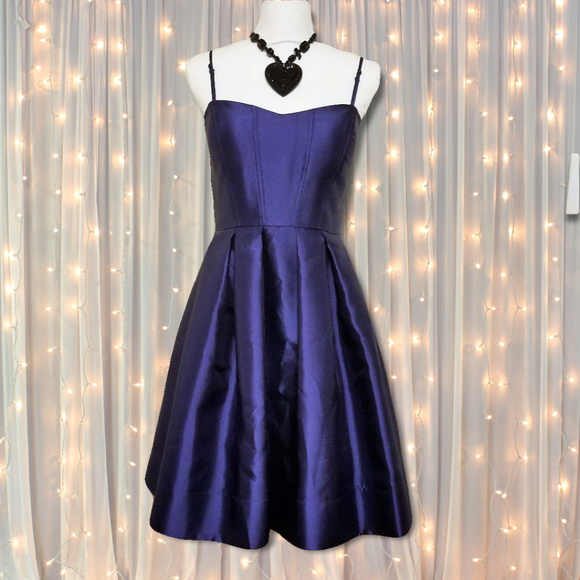 Eliza J Dresses & Skirts - Eliza J Blue Cocktail Dress w/ Pockets & Straps